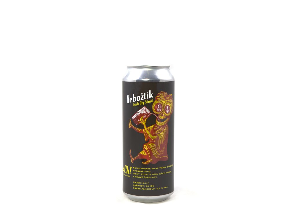 Nebožtík 13° plech 0,5 l