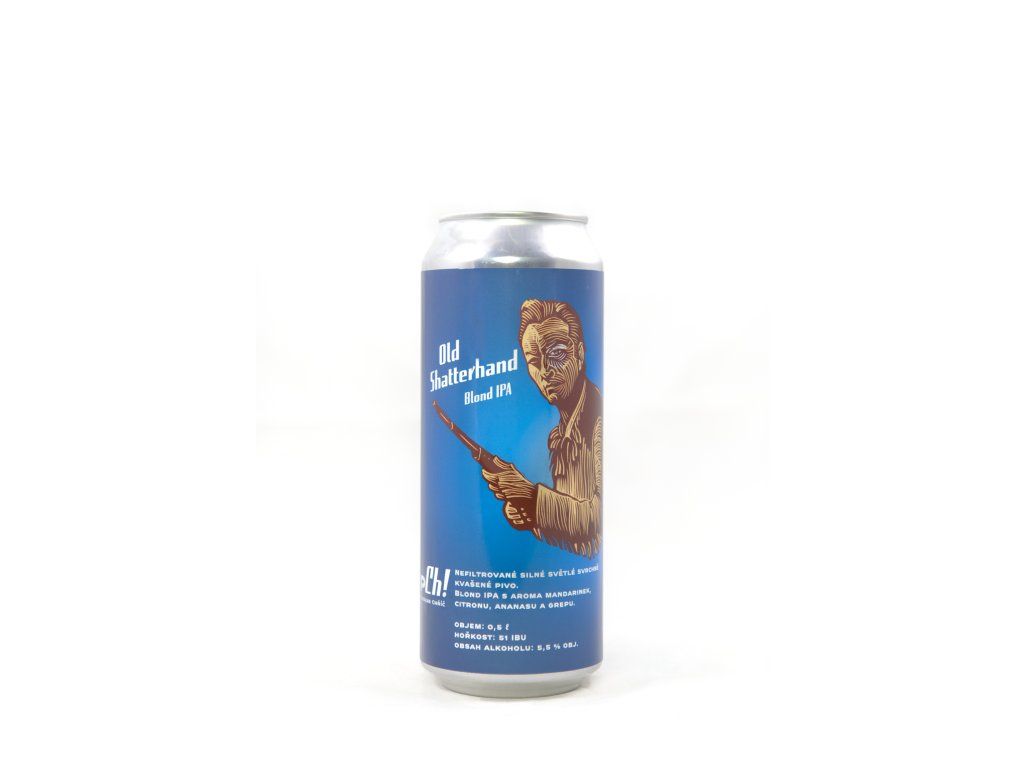 Old Shatterhand 13° plech 0,5 l