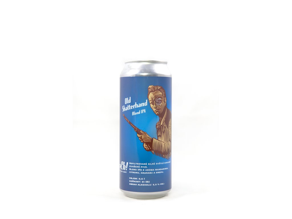 Old Shatterhand 13° plech 0,5 l