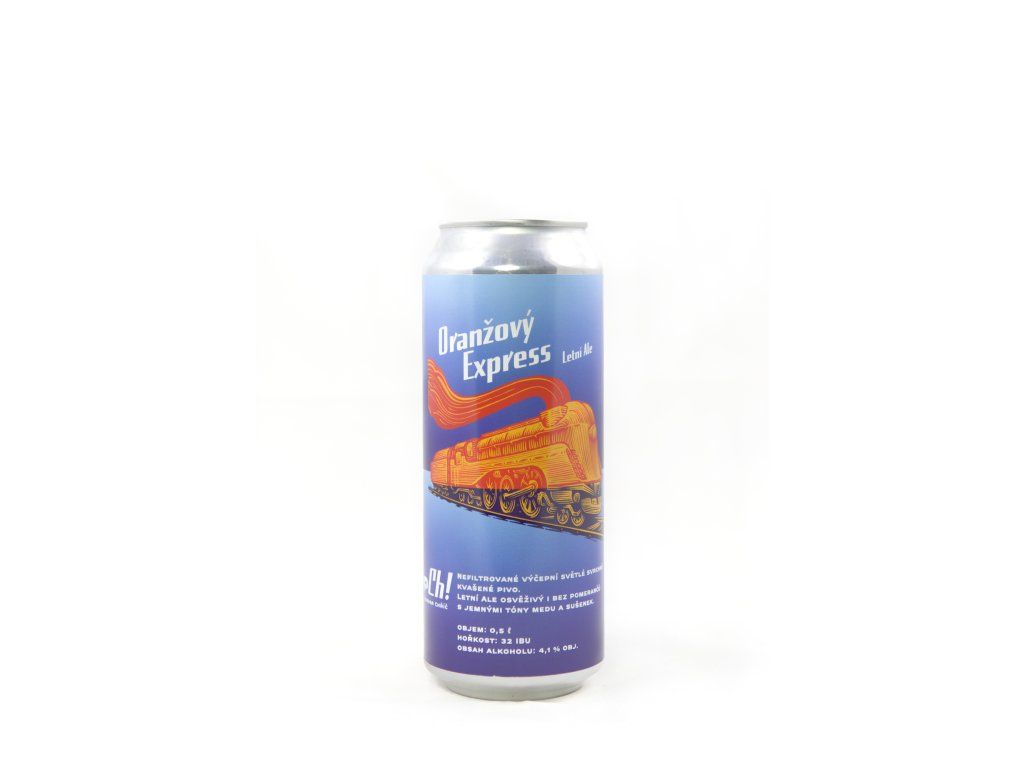 Oranžový Expres 10° plech 0,5 l